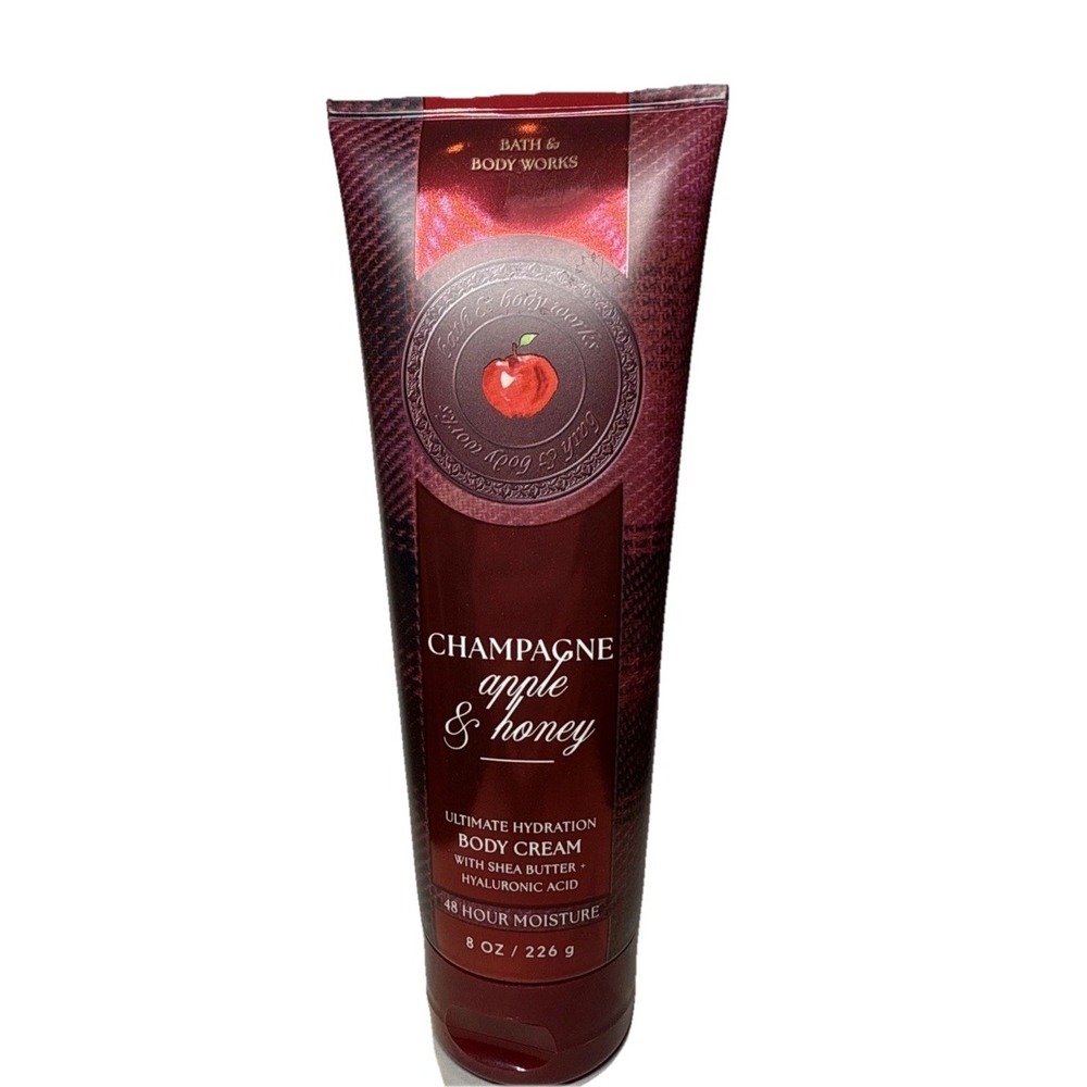 Bath‎ and Body Works 8 Oz Champagne Apple & Honey Ultimate Hydration Body Cream